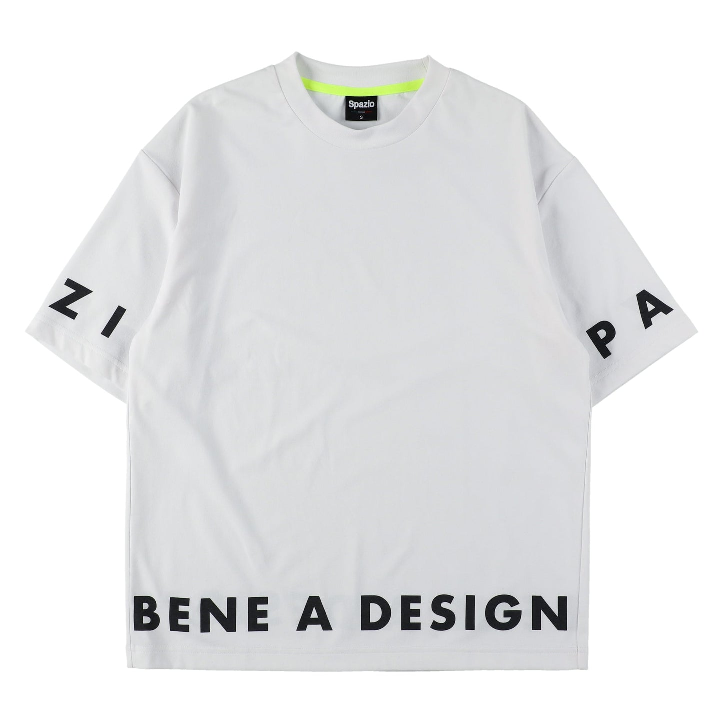 アラウンドロゴ綿タッチTシャツ