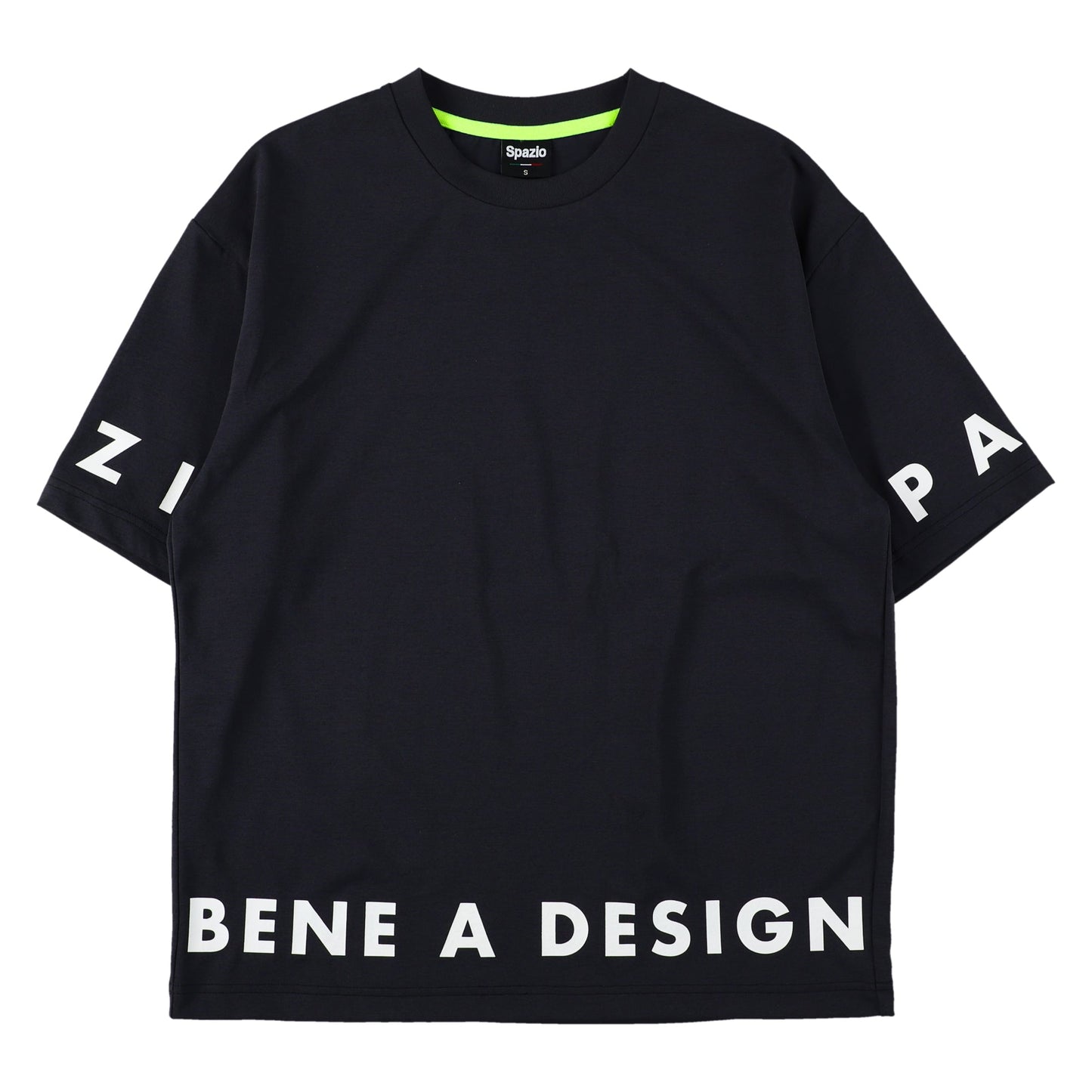 アラウンドロゴ綿タッチTシャツ