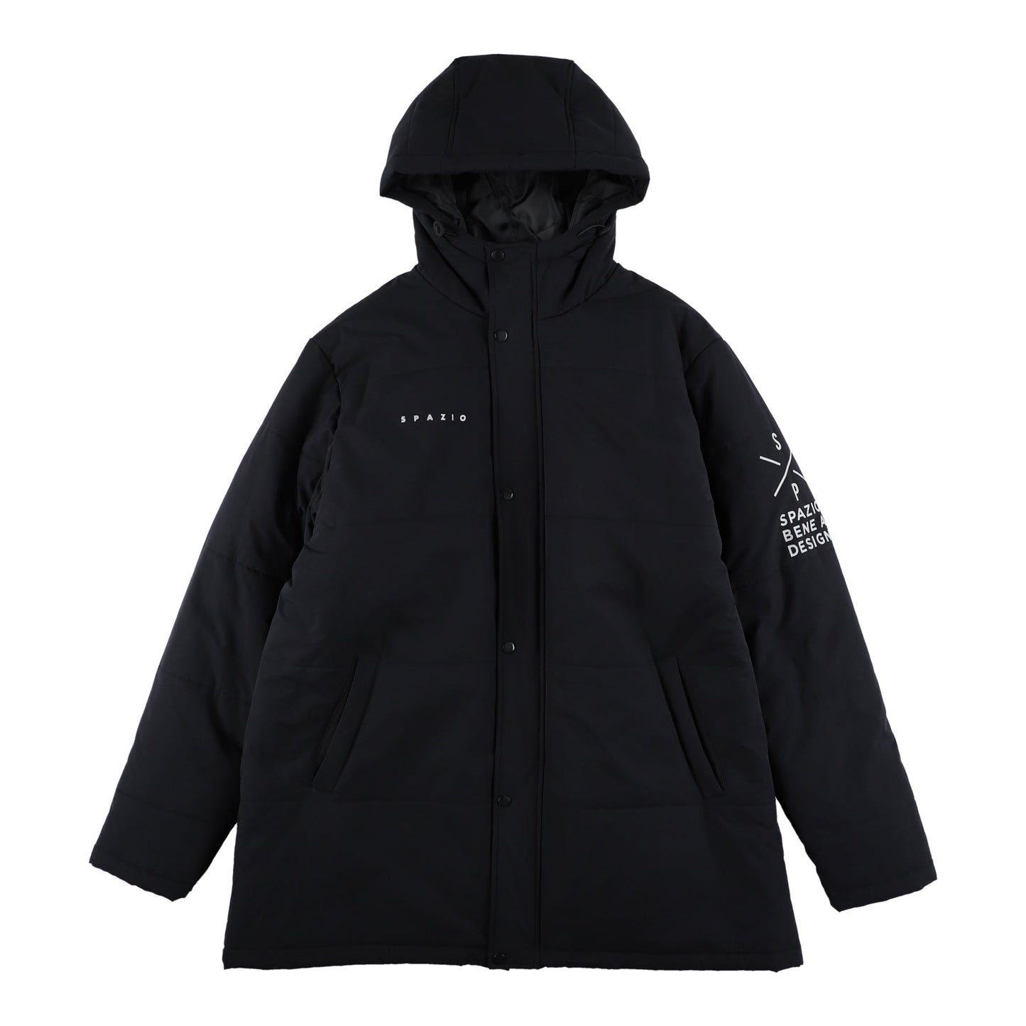 SPAZIOロゴ裏ボアハーフベンチコート