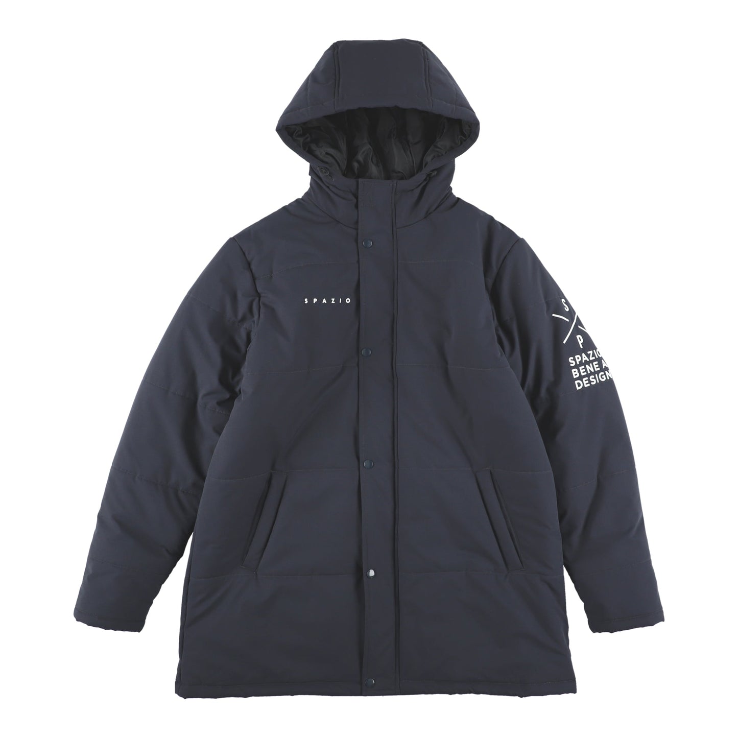 SPAZIOロゴ裏ボアハーフベンチコート