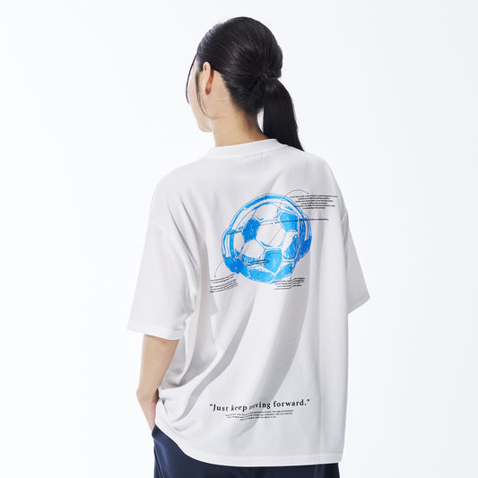 バックボールオーバーサイズプラTシャツ