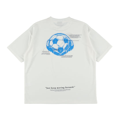 バックボールオーバーサイズプラTシャツ