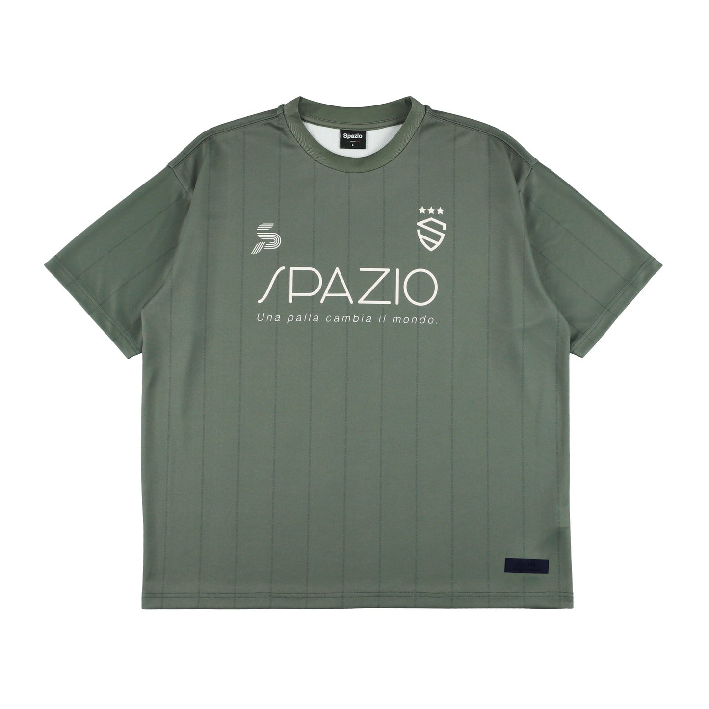 ストライプオーバーサイズプラTシャツ