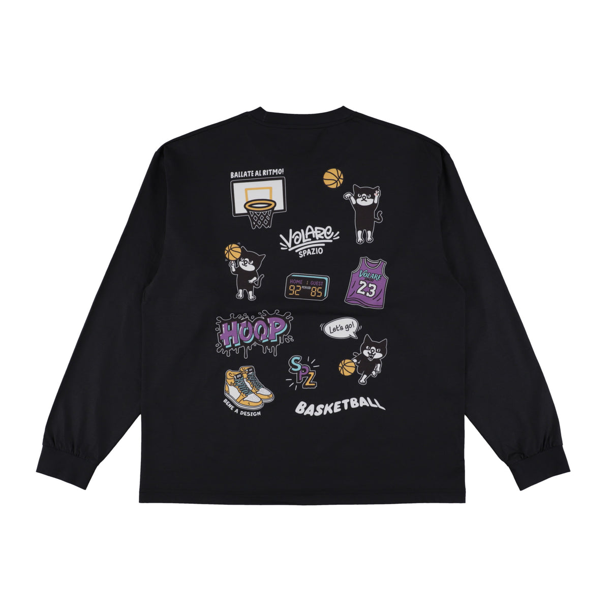 Jr.バスケマルチOVSロングTシャツ