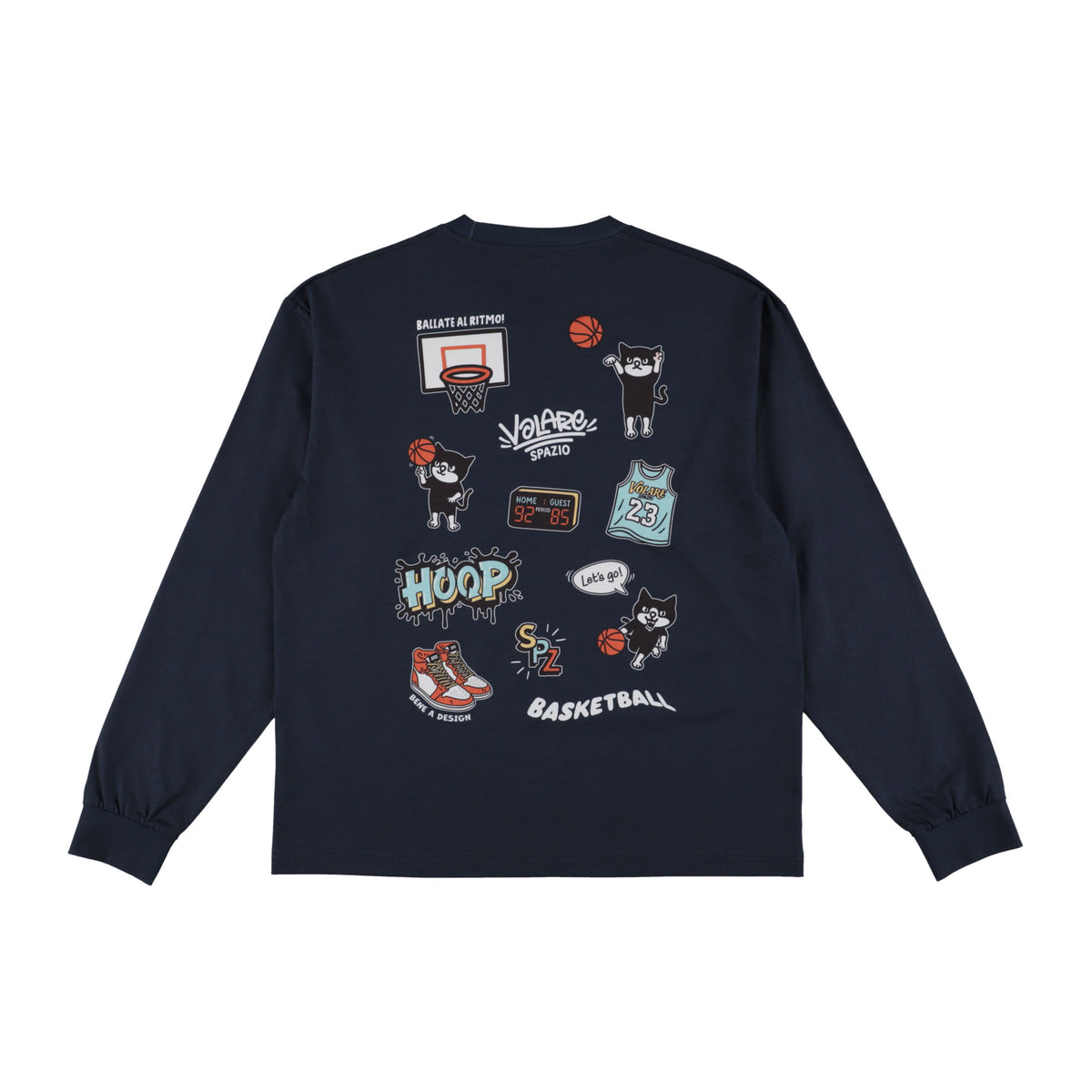 Jr.バスケマルチOVSロングTシャツ