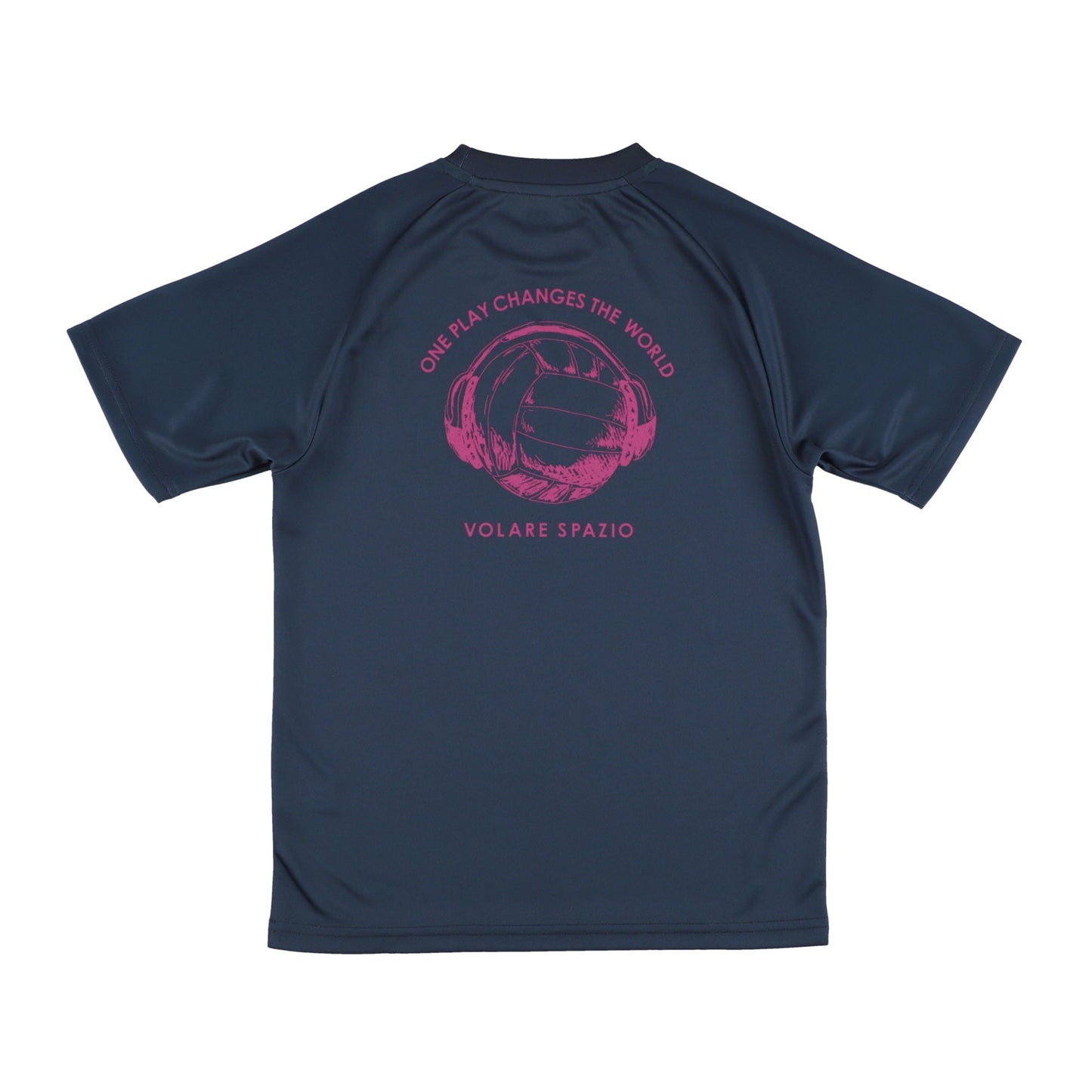 バレーボールヘッドフォンプラシャツ