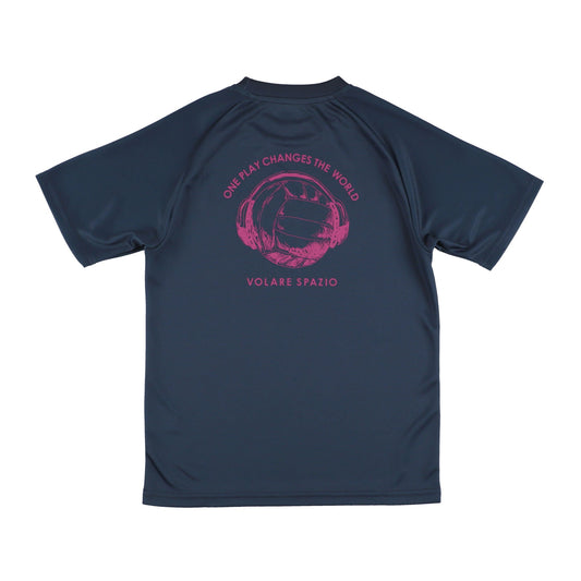 バレーボールヘッドフォンプラシャツ