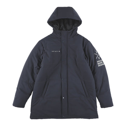 Jr.SPAZIOロゴ裏ボアハーフベンチコート